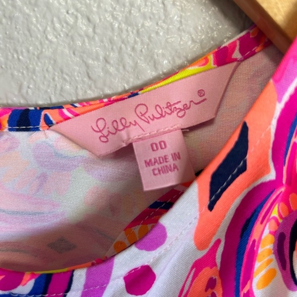 Lilly Pulitzer Carlotta Stretch Shift Pink Fusion - Picture 13 of 13